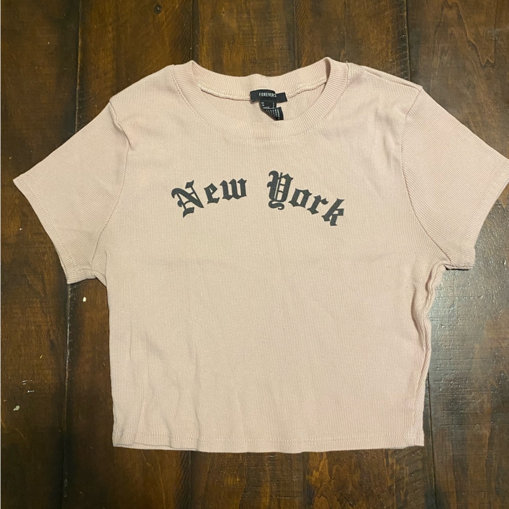 New York Cropped Tee